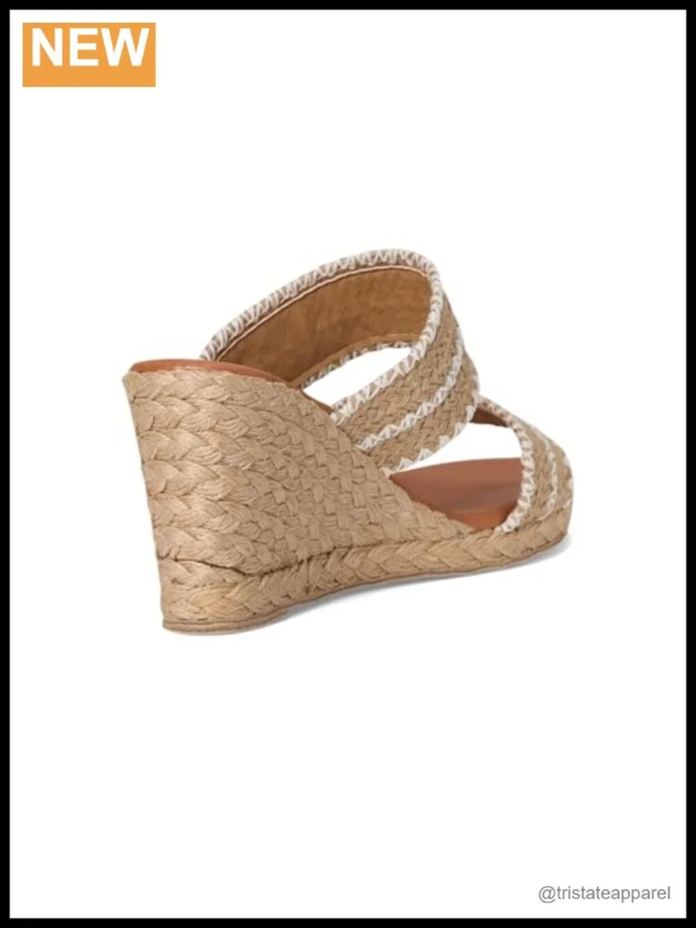 Wedge Sandal Leather Lined Jute Slip On Platform Comfort